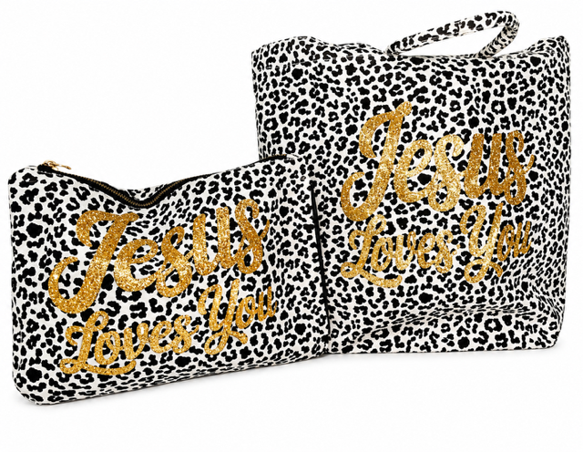 Tote bag and make up bag